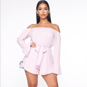 Fashion Nova Lavender Romper